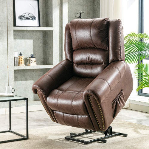 Large Power Lift Recliner Chairs With Massage And Heat For Elderly People