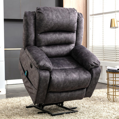 Electric Power Lift Recliner Sofa With Massage And Heat For Elderly