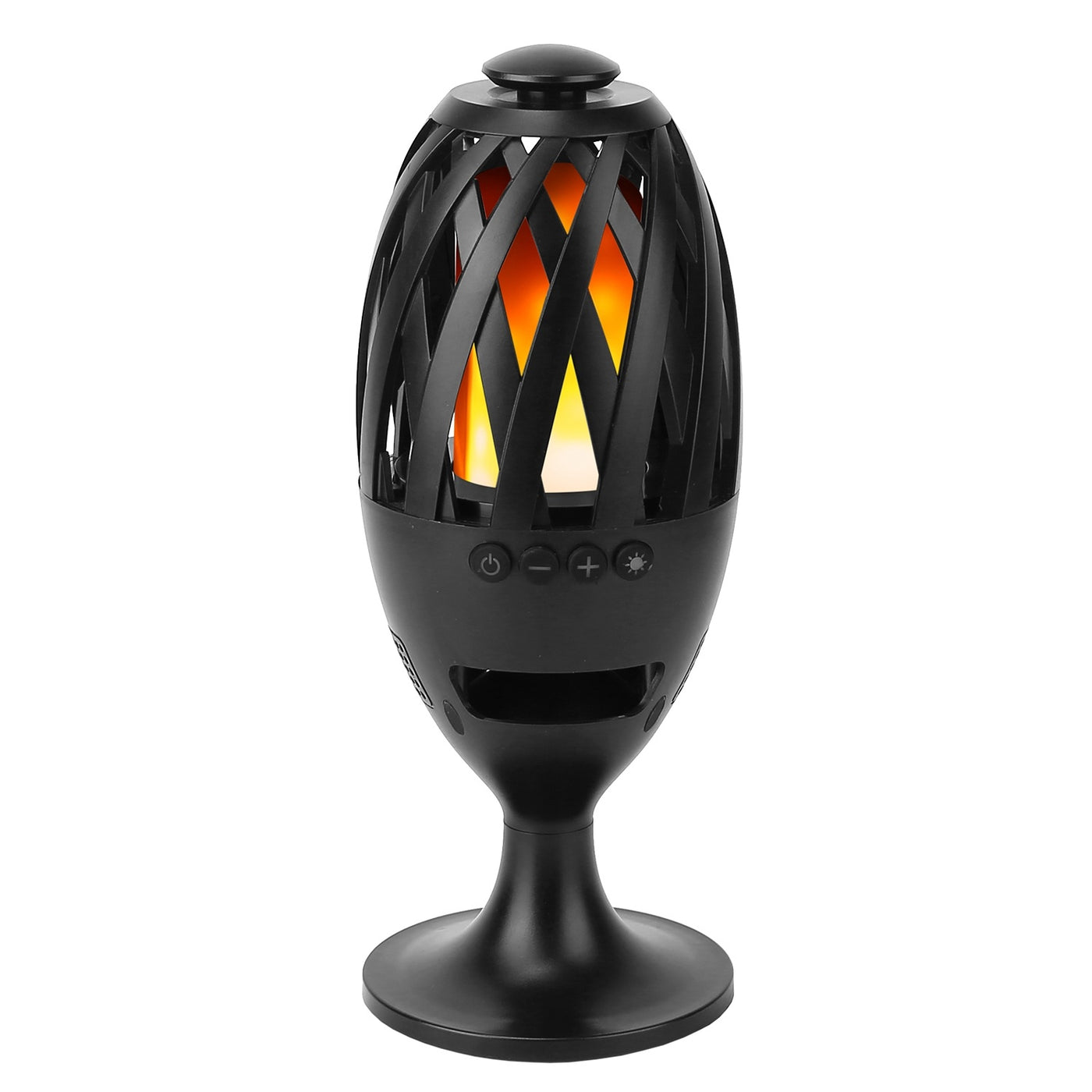 1Pc LED Flame Speakers Torch Wireless Stereo Bass Speaker