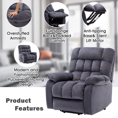 Electric Power Lift Recliner Chair Sofa With Massage And Heat For Elderly