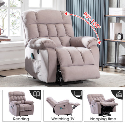Electric Power Lift Recliner Chair Sofa With Massage And Heat For Elderly