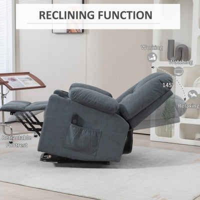 HOMCOM Oversized Riser And Recliner Chairs For The Elderly