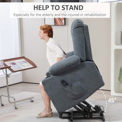 HOMCOM Oversized Riser And Recliner Chairs For The Elderly