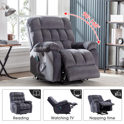 Electric Power Lift Recliner Chair Sofa With Massage And Heat For Elderly