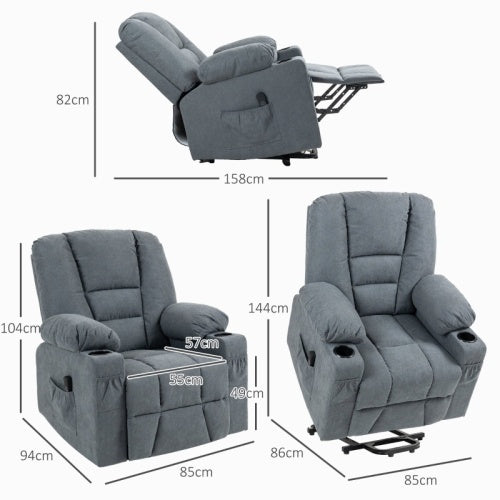 HOMCOM Oversized Riser And Recliner Chairs For The Elderly